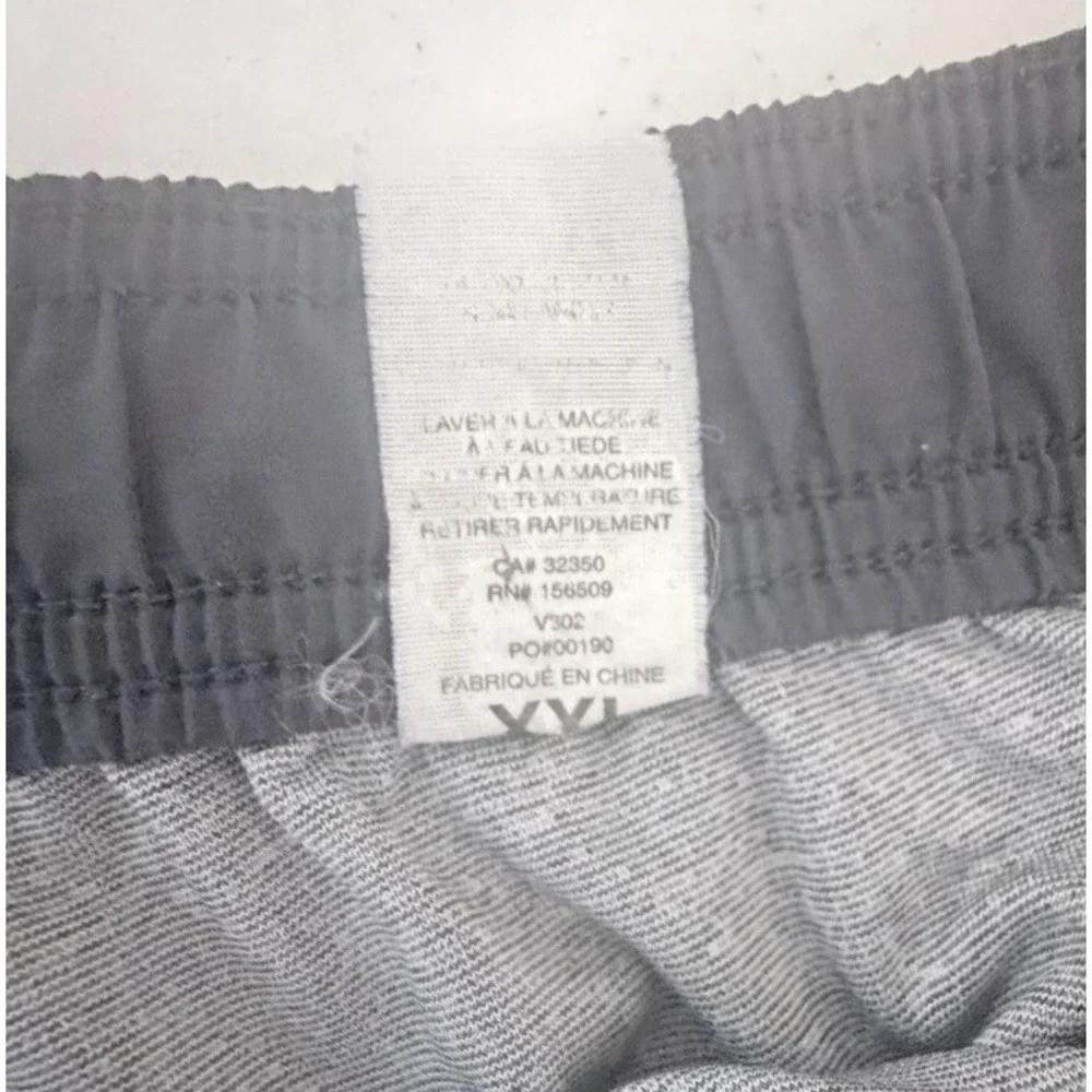 Vuori Men's XXL Gray Kore Shorts Drawstring Athletic Workout Running Lined 7